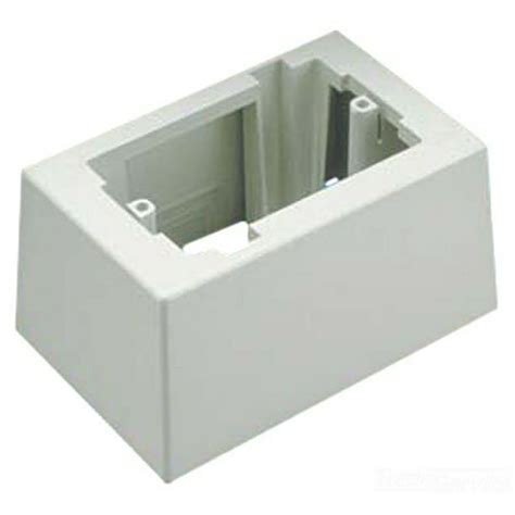 biscuit box electrical|panduit surface mount box.